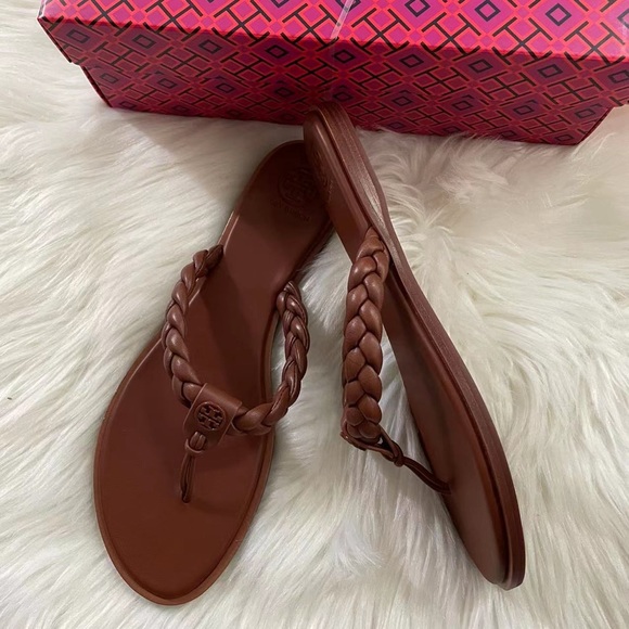 Tory Burch Braided Benton Thong Sandal - Picture 3 of 3